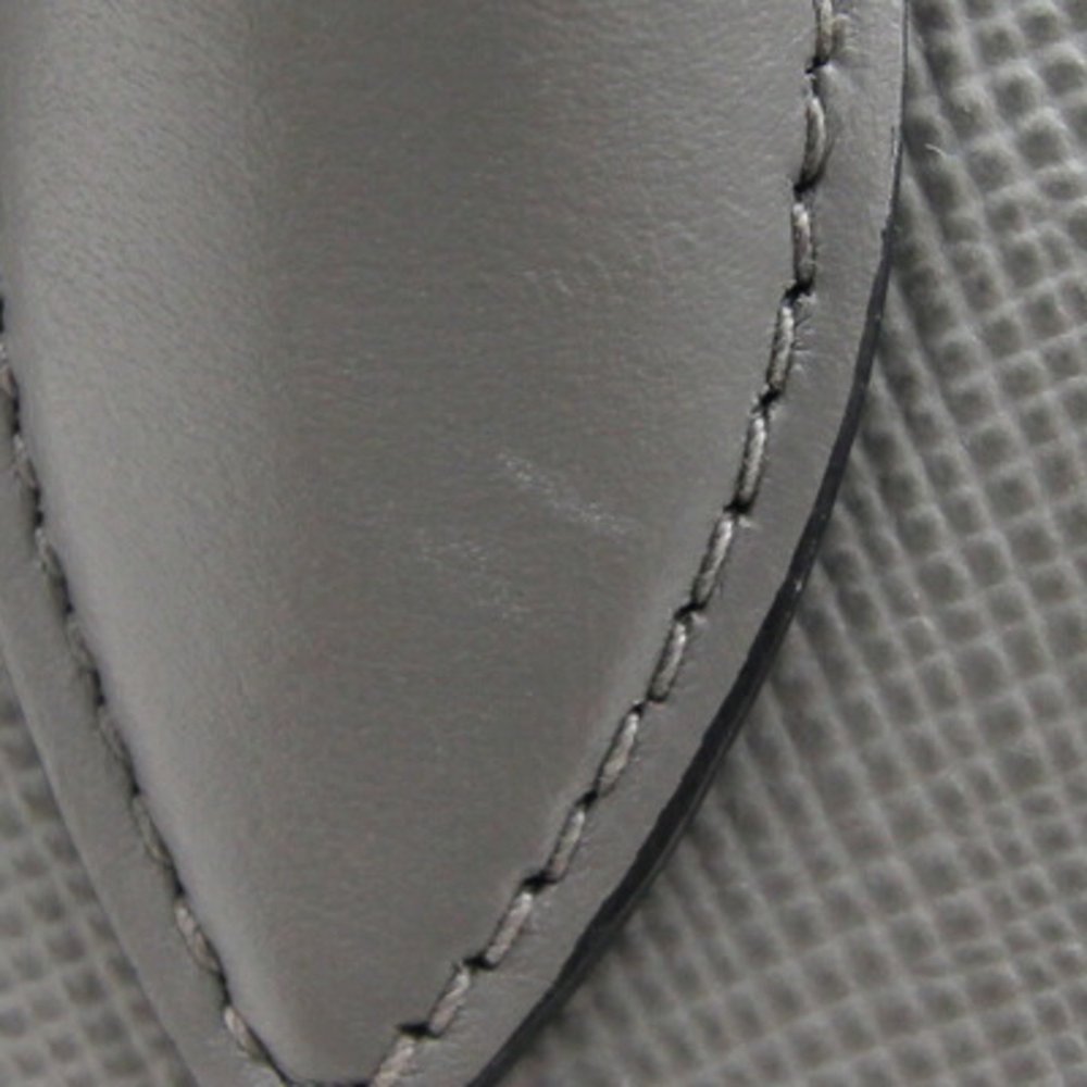 Prada Handbag 1BA156 Gray Calf Leather Women's PRADA - Picture 6 of 8